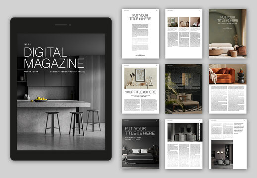 Digital Magazine Layout