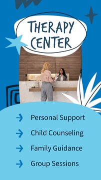 Doodle Mental Stories / Photo Panels and Handwritten Service Lists for Counseling Centers and Clinic Promos / Vertical / Part 08