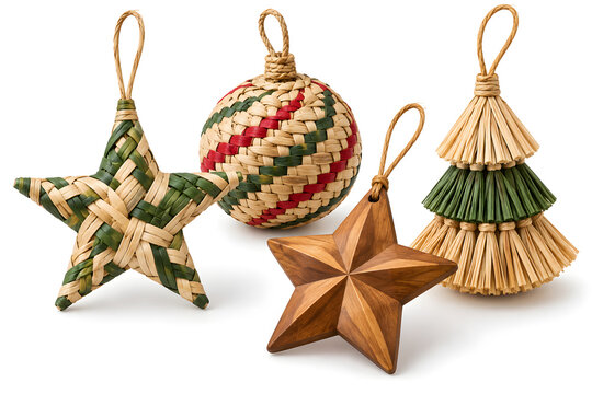 Handmade Christmas ornaments inspired by craft traditions in Madagascar
