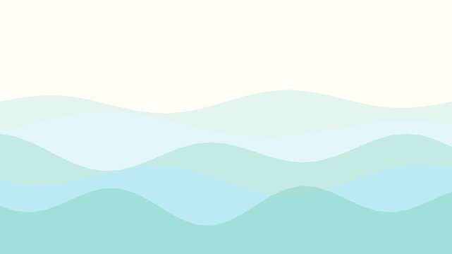 abstract waves blue background