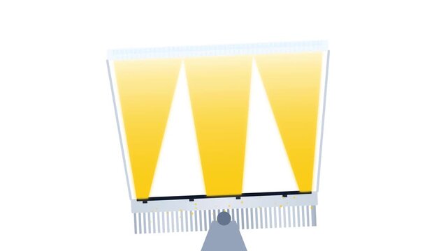 Spacecraft Solar Concentrator Fresnel Lens and Multi Junction Photovoltaic Cell for Commercial Media Campaign and Clean