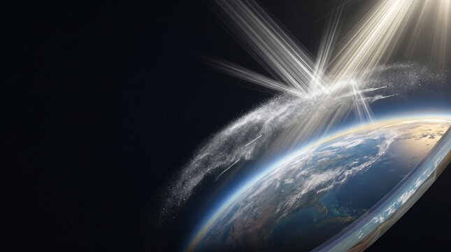 Stratospheric Aerosol Injection Reflecting Solar Radiation for Climate Engineering
