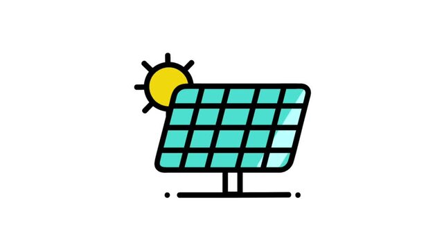 Solar panel installation outdoor renewable energy technology for