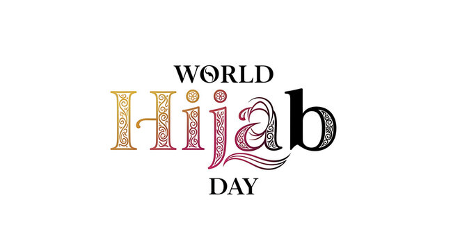 World peace day colorful typography design