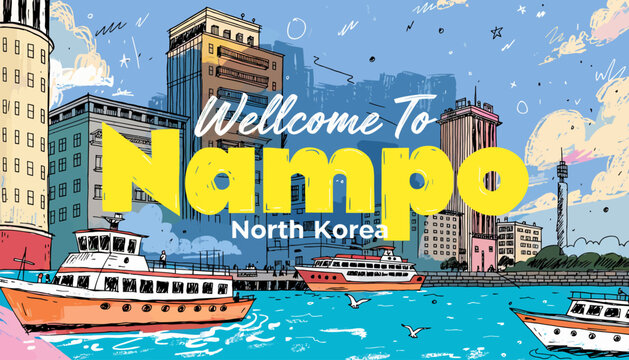 Welcome to Nampo, North Korea