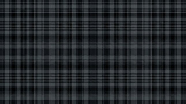 Dark gray and blue tartan plaid pattern seamless texture background