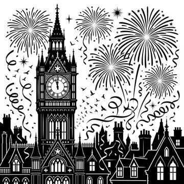 big ben vector illustration