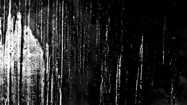 Halftone texture animation grunge overlay black white scratch background