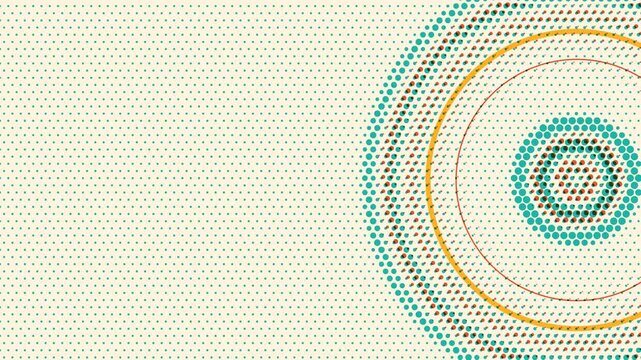 Modern Artistic Graphic Illustration of a ramadhan Bedug Drum Halftone Pattern