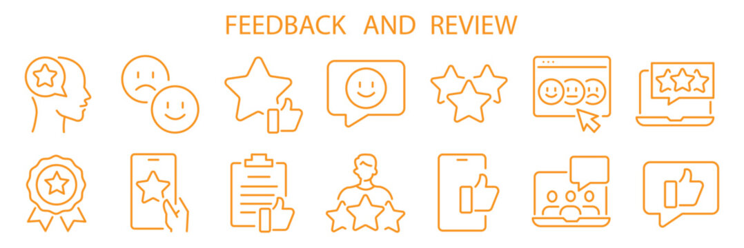 Client or customer review testimonial social media post. Customer or client service feedback review post design template