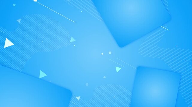 Rounded rectangular panels, triangles and dots open space, diagonal line patterns adding texture. modern video business presentations, educational titles, brand introductions promotional campaigns.