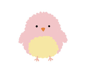 cute pink chick © 원미 김