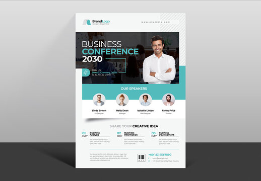 Business Conference Flyer Template