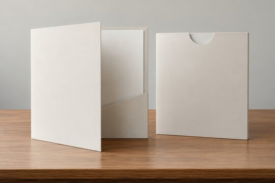presentation folder displays pockets in a neutral room