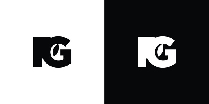 Bold and strong PG logo design