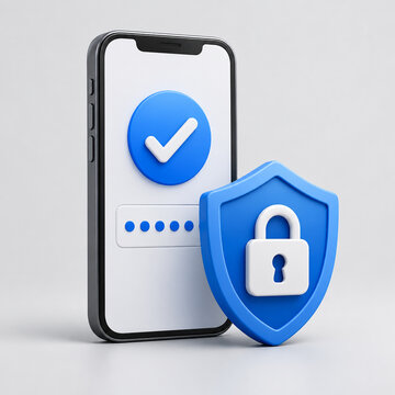 Two Factor Authentication and Secure Account Access Concept