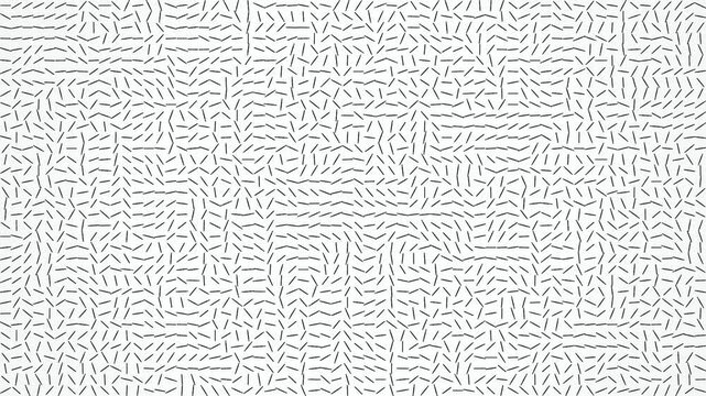 Monochrome hand drawn lines shifting seamless loop motion background