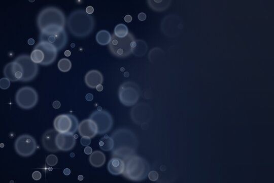 Fondo de luces bokeh azul y plateado ideal para presentaci&oacute;n