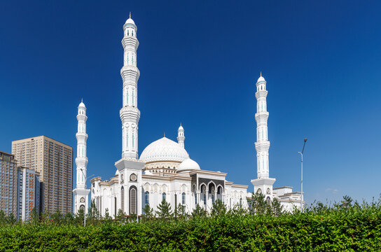 Hazret Sultan Mosque in Astana, Kazakhstan