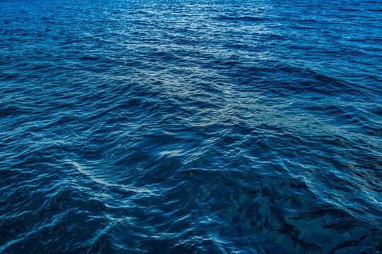 Close-up of calm ocean waves