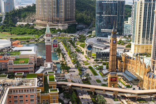 Macao city skyline