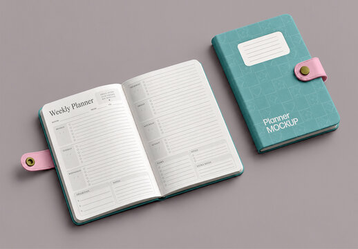 Open and Close Planner Mockup