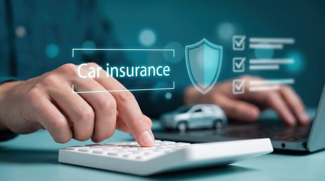 Insurance advisor compares car insurance quotes and coverage plans using digital tools for accurate premium calculation, vehicle protection, risk assessment, and smarter financial security decisions.