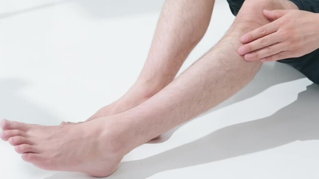 Men's leg hair. Hair removal, salon, beauty treatments, men's, depilation, waxing, shorts, unwanted hair, legs, beauty, body care