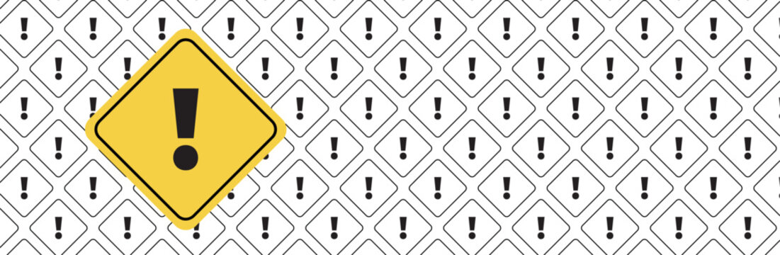 exclamation sign texture