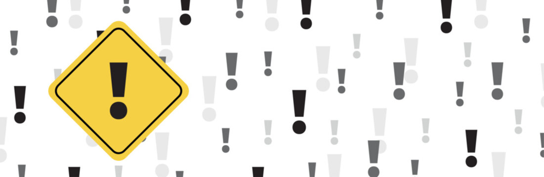exclamation sign texture
