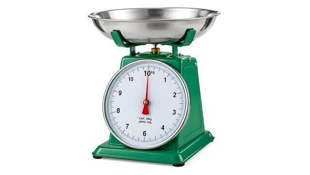 Analog Scale isolated white background