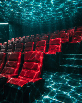 red beach chair empty cinema movie theater auditorium hall opera interior red interior red design red room red bedroom red living room red architecture red pool red beach red class red garden red park