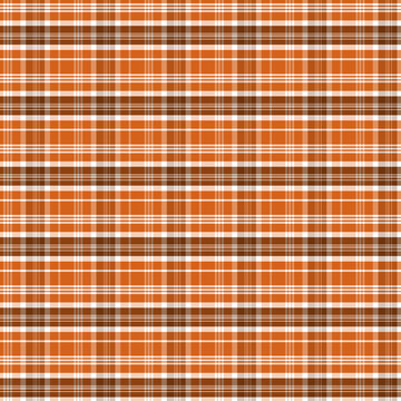 Autumn harvest themed checkered plaid tartan seamless pattern textile background