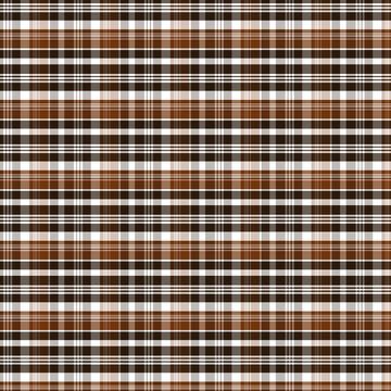 Warm earthy tone plaid fabric texture seamless vector style background pattern