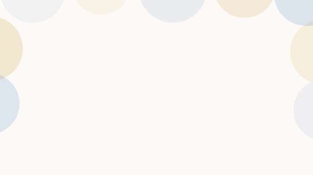 Animated festive warm light haze edges breathing in a minimal flat vector style, gold and yellow on a light background. Smooth 4K seamless loop with calm motion and plenty of empty space for text. Wid