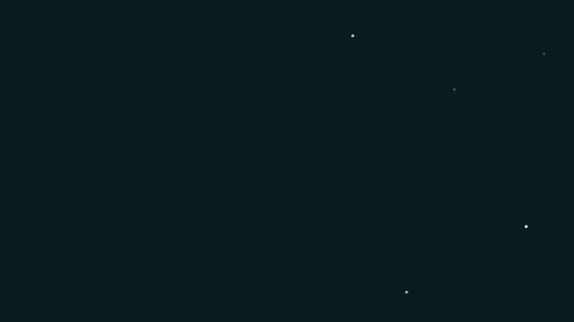 Animated festive quiet night backdrop five points in a minimal flat vector style, teal and turquoise on a dark background. Smooth 4K seamless loop with calm motion and plenty of empty space for text. 