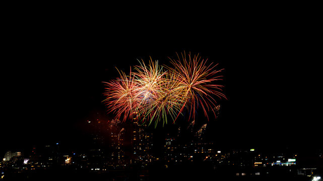 fireworks in the sky, Japan