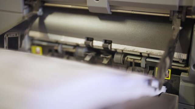 Manga print industry page by page manufacturing press close-up