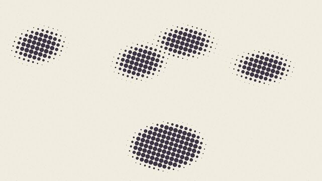 Halftone Density Islands that Split and Reconnect