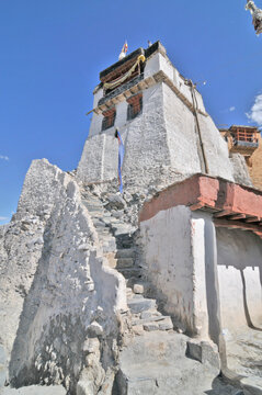 Diskit Monastery also known as Deskit Gompa or Diskit Gompa  - the oldest and largest Buddhist monastery  in the Nubra Valley of Ladakh, India.