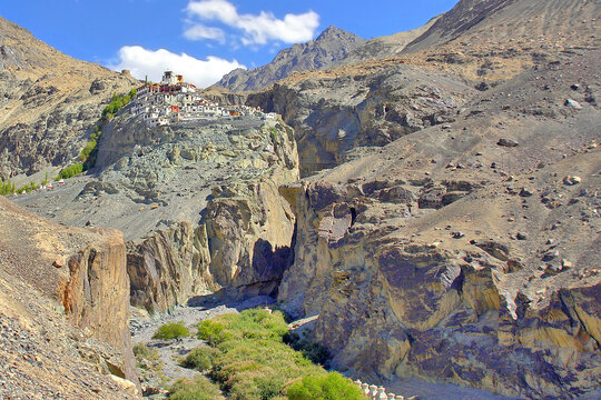 Diskit Monastery also known as Deskit Gompa or Diskit Gompa  - the oldest and largest Buddhist monastery  in the Nubra Valley of Ladakh, India.