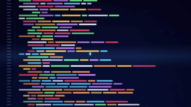 Programming Code Script Scrolling Screen Animation
