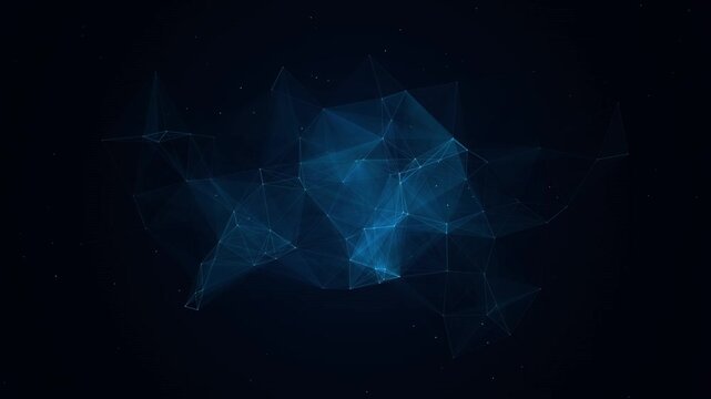 Abstract ✏️ Edit: Neural Cyber Plexus - Refined Dots Seamless Loop ...