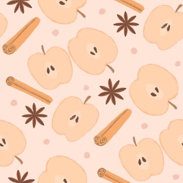 Autumn drink hero pattern