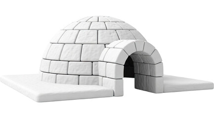igloo, snow house, ice house, winter shelter, dome structure, arctic home, igloo PNG, snow house PNG, PNG © Tahir