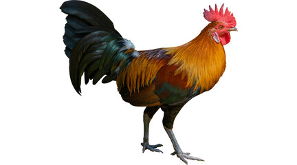 rooster, cockerel, bird, chicken, farm animal, poultry, colorful rooster, beautiful cockerel, rooster PNG, PNG © Ali 