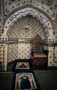 interior of the mosque