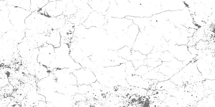 Grunge black and white crack paper texture design and texture of a concrete wall with cracks and scratches background . Vintage abstract texture of old surface. Grunge texture design