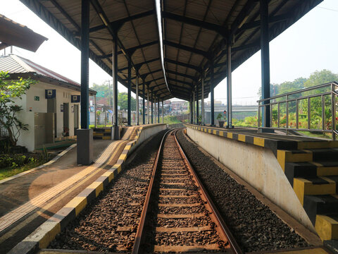 Cigombong Railway Station is a railway station located in Cigombong, Bogor Regency, West Java, Indonesia.