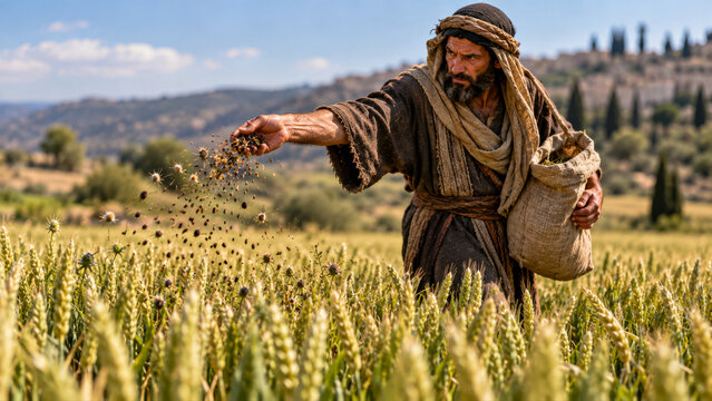 The enemy sows tares among the wheat.